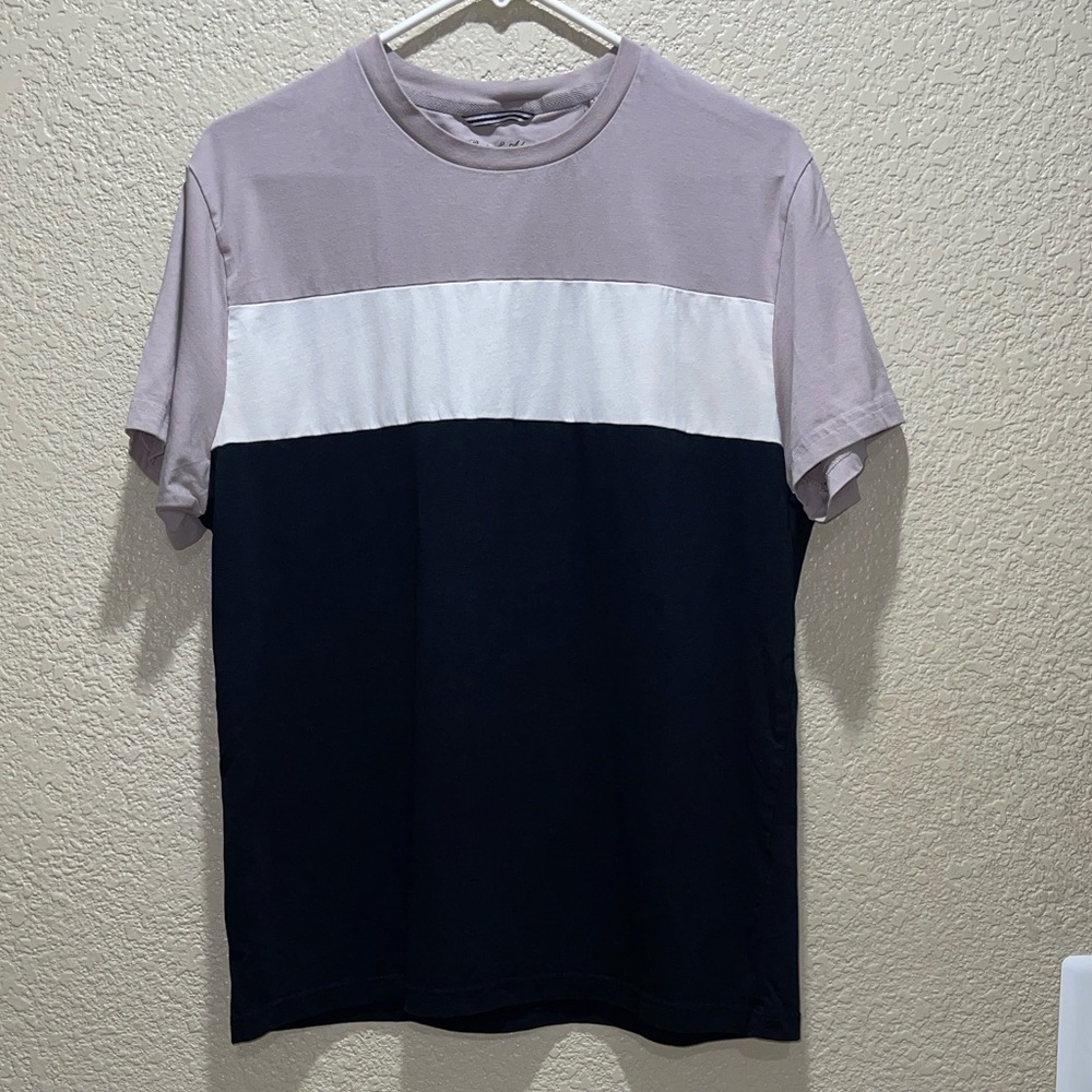 Men's Tri-Color Short Sleeve Tee